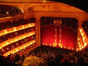 Arquitetura de Teatros Detalhes da parte interna do Royal Opera House
