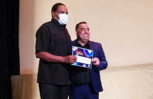João Alberto do Mercêdes Bistrô na premiação empreendedorismo do ano 2021